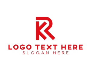 Professional - Generic Business Letter KR logo design