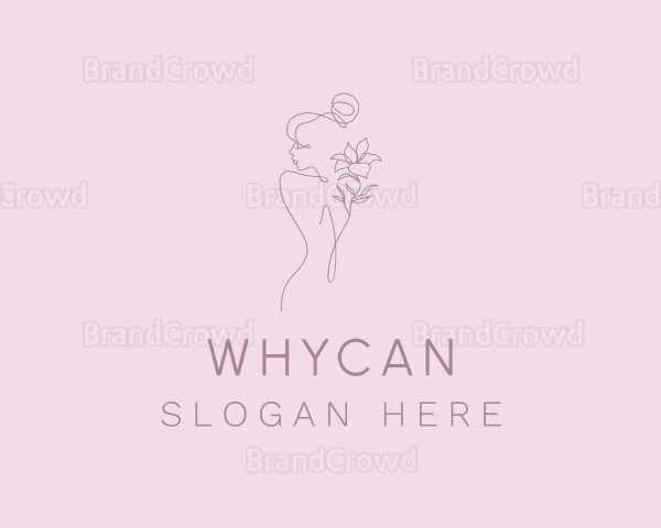 Floral Feminine Body Logo