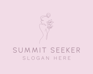 Floral Feminine Body logo design