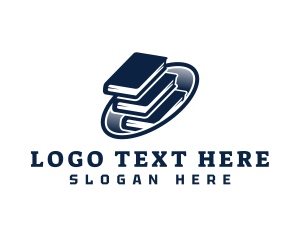 Teacher - Stair Book Learning logo design