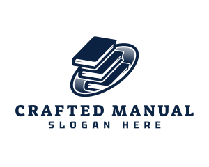 Manual - Stair Book Learning logo design