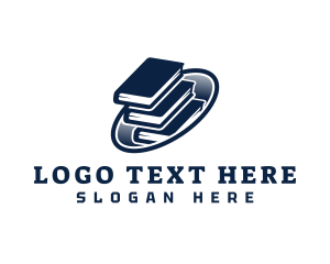 Reading - Stair Book Learning logo design