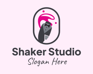 Shaker - Bartender Wine Liquid logo design