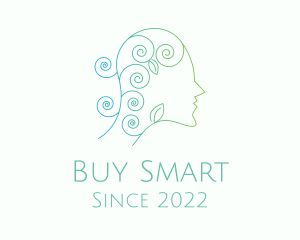 Organic Psychology Mental Health  logo design