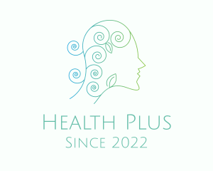 Organic Psychology Mental Health  logo design