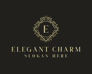 Elegant Floral Boutique logo design