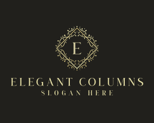 Elegant Floral Boutique logo design