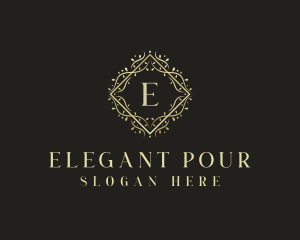 Elegant Floral Boutique logo design