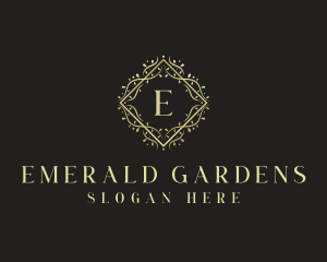 Elegant Floral Boutique logo design