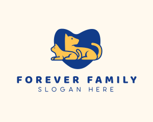 Adoption - Pet Cat Dog Adoption logo design