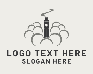 Cigarette - Smoke Vape Pen logo design