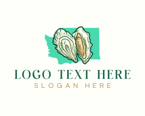 Map - Washington Oyster Cuisine logo design