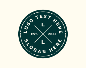 Lettermark - Business Firm Badge logo design
