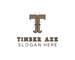 Antique Brand Artisan Letter T logo design