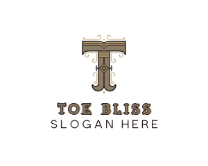 Antique Brand Artisan Letter T logo design