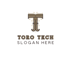 Antique Brand Artisan Letter T logo design