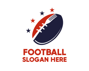 American Football Diner logo design