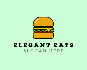 Veggie Burger Meal logo design