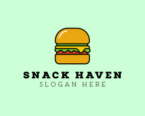 Veggie Burger Meal logo design