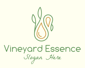 Lemongrass Essential Oil logo design