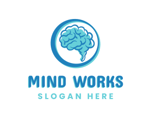 Brain Mind Psychology logo design