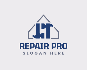 Hammer House Repair logo design