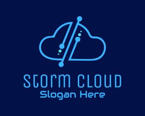 Digital Tech Cloud logo design