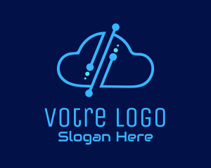 Meteorology - Digital Tech Cloud logo design