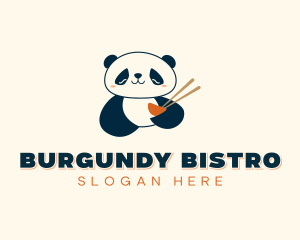 Panda Bear Restaurant logo design