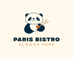 Panda Bear Restaurant logo design