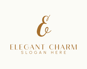 Elegant Feminine Script logo design