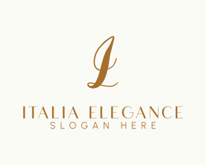 Elegant Feminine Script logo design