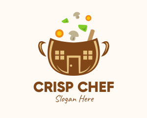 Vegetable Soup Bowl logo design