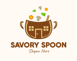 Soup - Vegetable Soup Bowl logo design