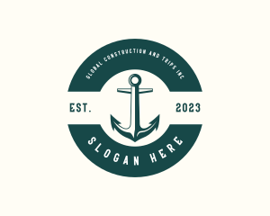 Cruise Ship Anchor Logo