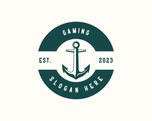 Coast Guard - Cruise Ship Anchor logo design