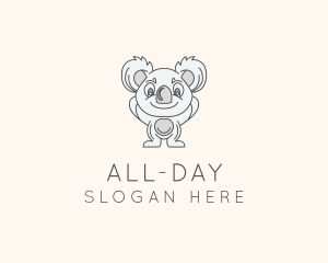Koala Animal Toy Logo