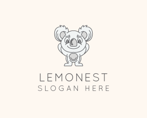 Koala Animal Toy Logo