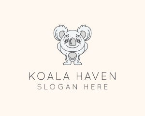 Koala Animal Toy logo design