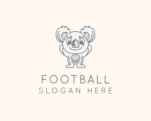 Cartoon - Koala Animal Toy logo design