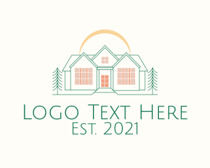Structure - Modern House Architect logo design
