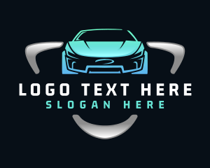 Gasoline - Luxury Car Emblem logo design