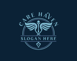 Nursing - Caduceus Healthcare Clinic logo design