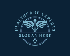 Caduceus Healthcare Clinic logo design