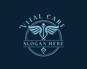 Healthcare - Caduceus Healthcare Clinic logo design