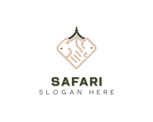 Elephant Wildlife Safari logo design