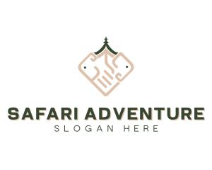 Elephant Wildlife Safari logo design