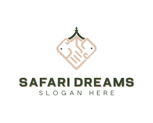 Elephant Wildlife Safari logo design