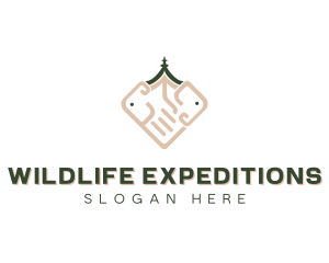 Safari - Elephant Wildlife Safari logo design