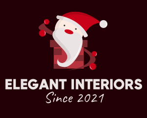 Santa Claus Decor logo design